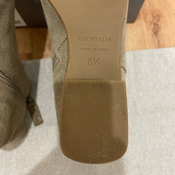 Aquatalia Fuoco Ankle Boots in Sage Suede Size 38.5/8.5 with Box and Dust Bag - Picture 5 of 7